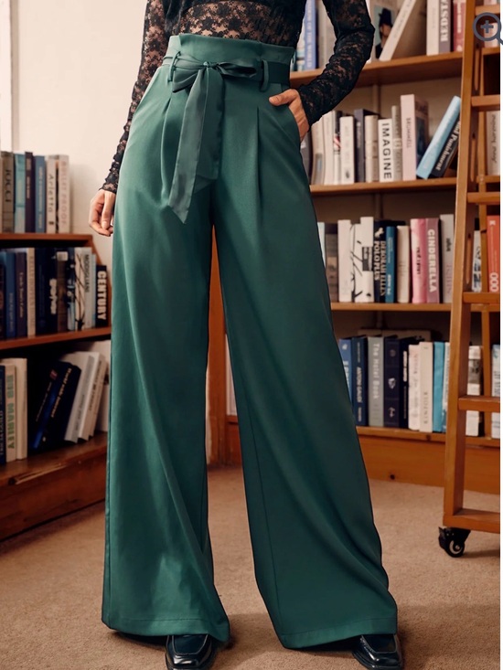 Modcloth Pants - ModCloth Cider, Spice & Everything Nice Wide Leg Trouser Pants Size 6